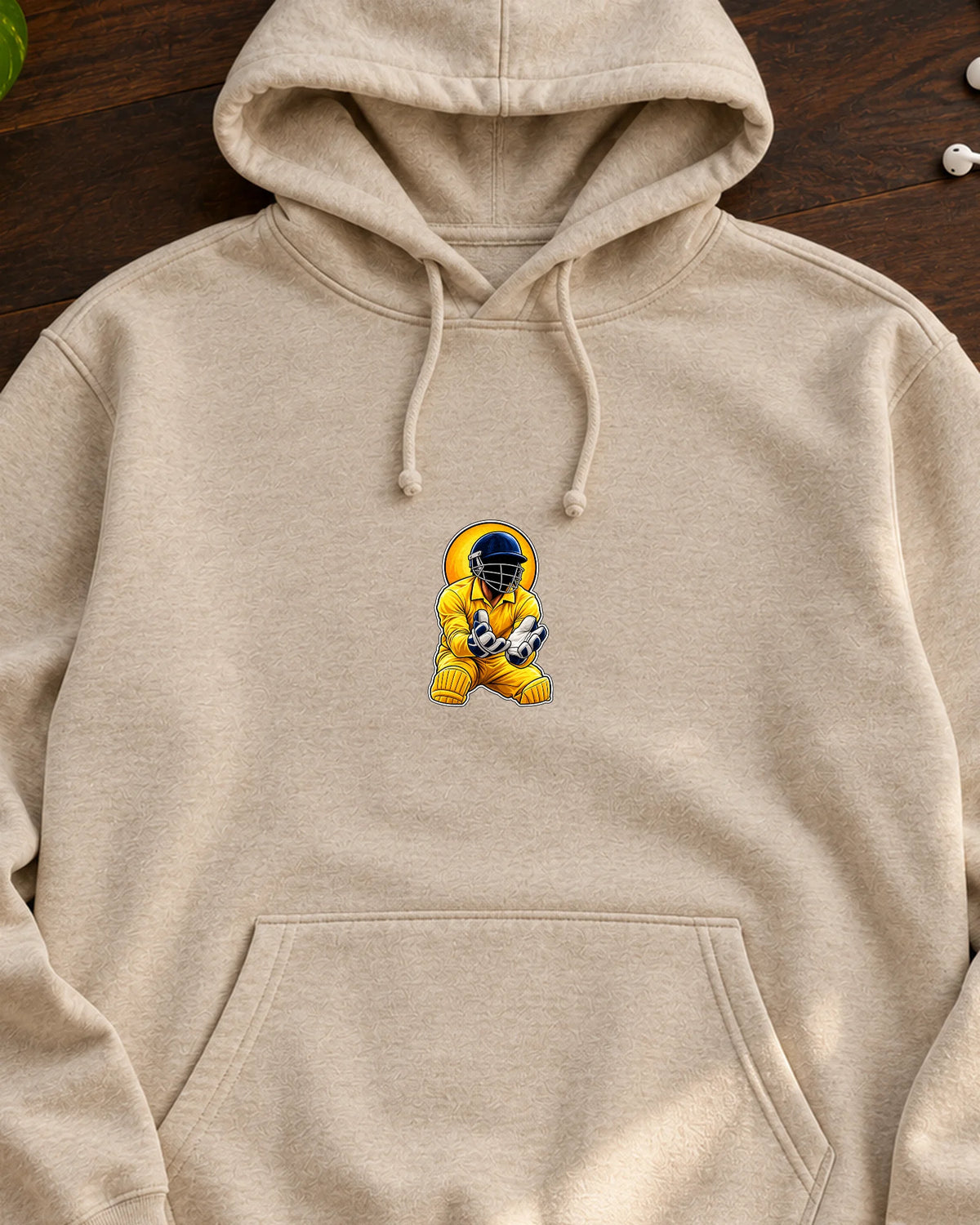 Keeper Bhai iron-on patch on clothes