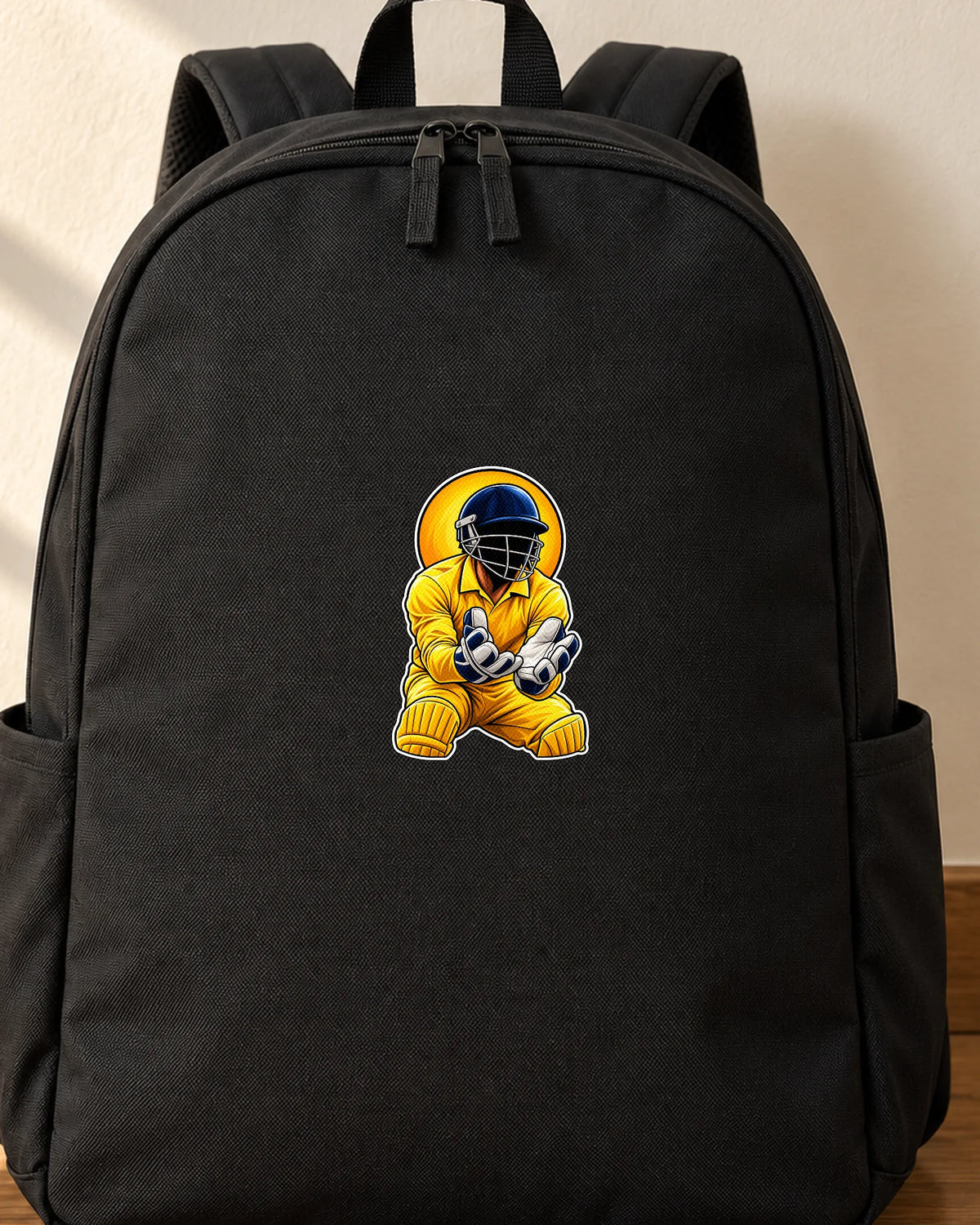 Keeper Bhai iron-on patch on clothes