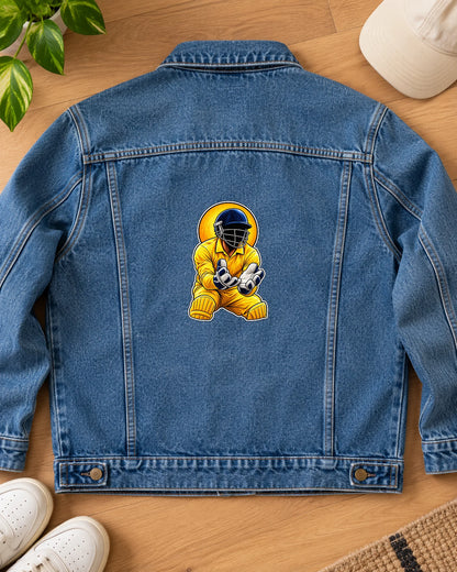 Keeper Bhai iron-on patch on clothes