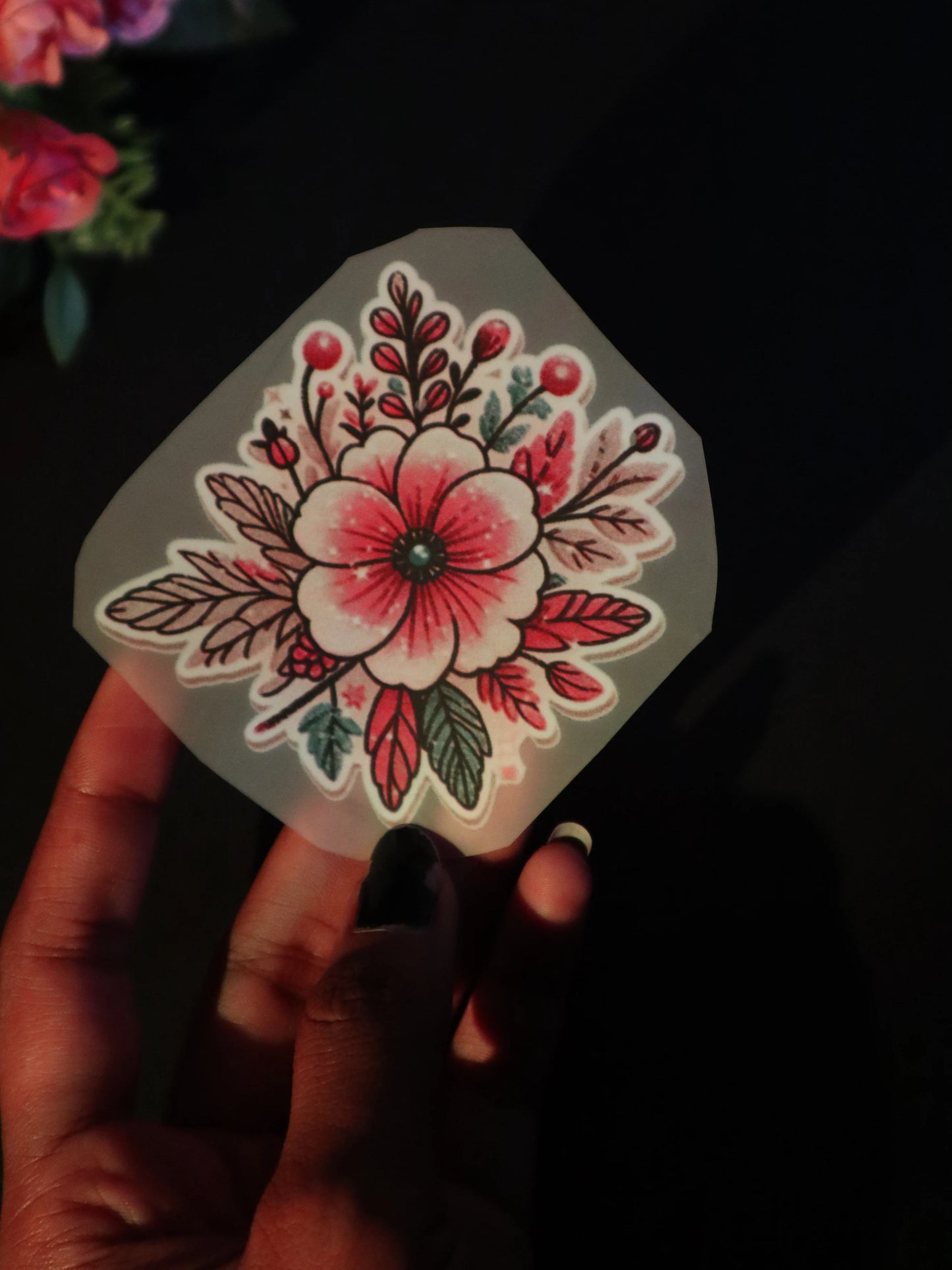 Berry Blossom Charm | Iron on patch | Pinterest Flowers