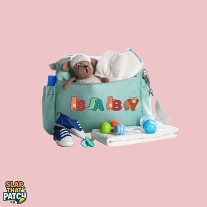 Wild Type | Iron-on Patch | Animal Alphabet Sticker (Kids Special)