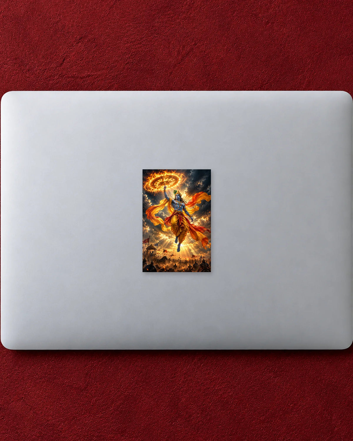 Kurukshetra Krishna hard surface patch mockup