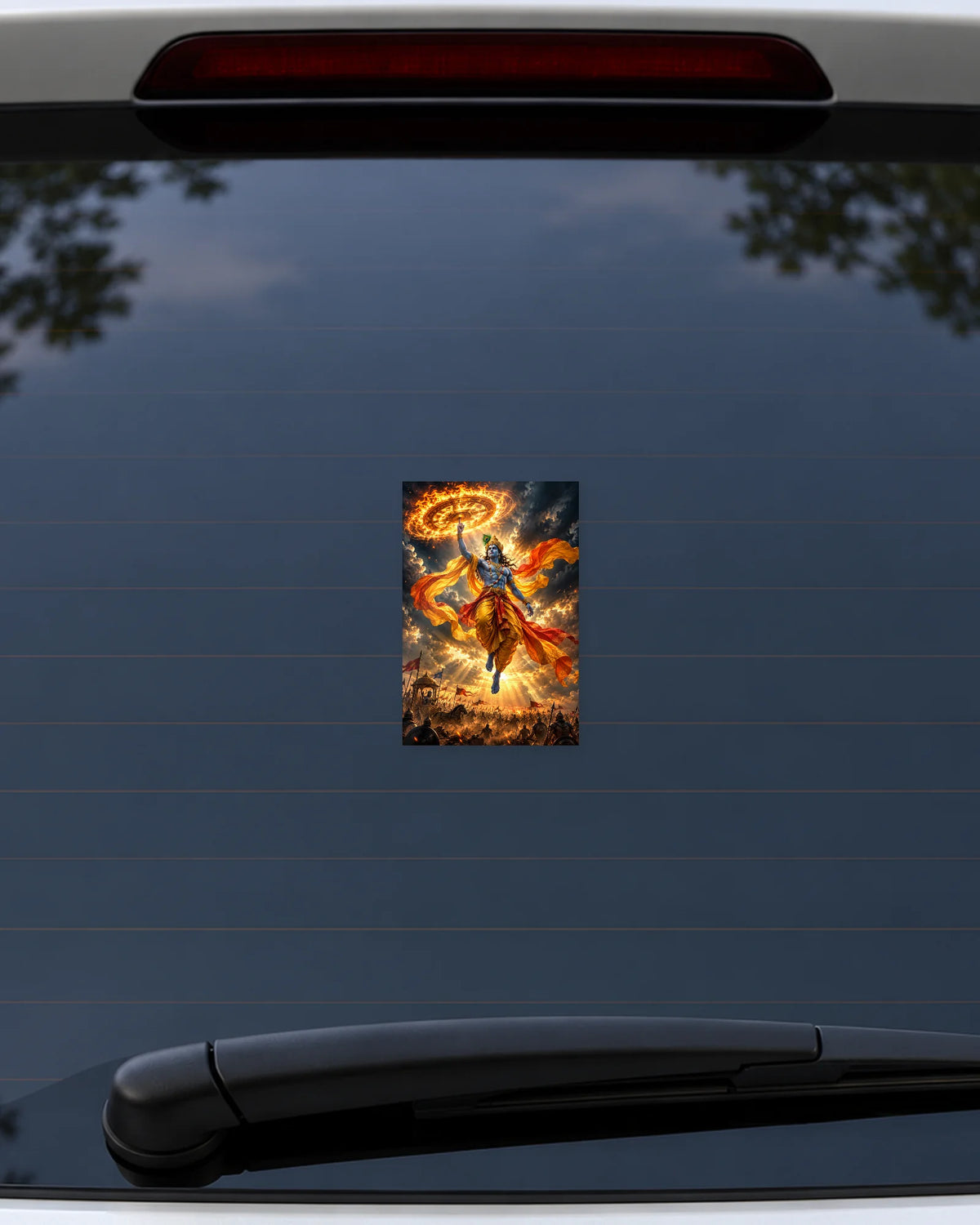 Kurukshetra Krishna hard surface patch mockup