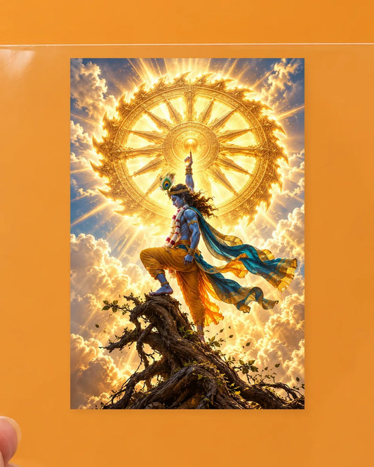 Sudarshan Rising hard surface patch on clear film