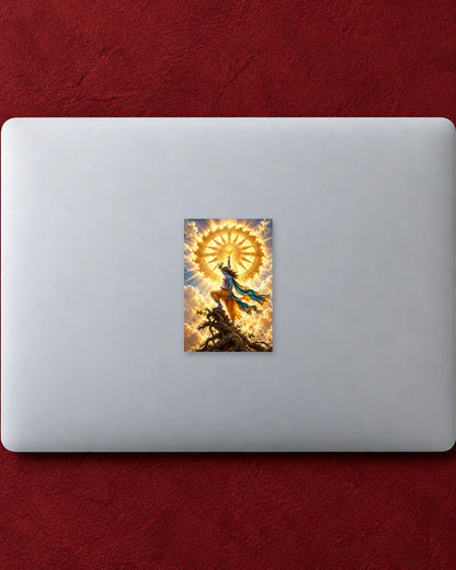 Sudarshan Rising hard surface patch mockup