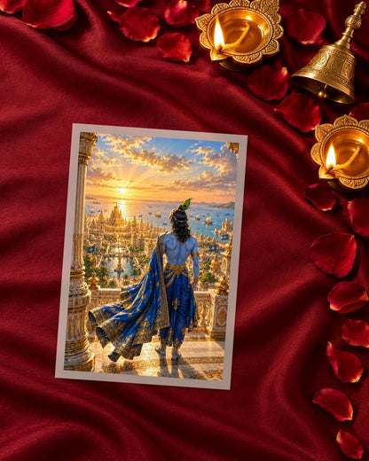 Dwarkadhish iron-on patch transfer