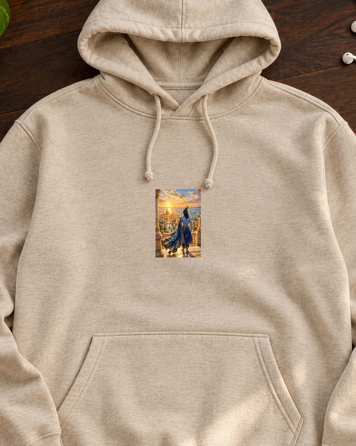 Dwarkadhish iron-on patch on clothes
