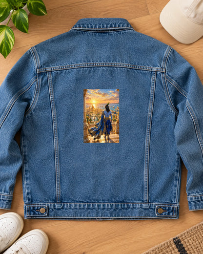 Dwarkadhish iron-on patch on clothes
