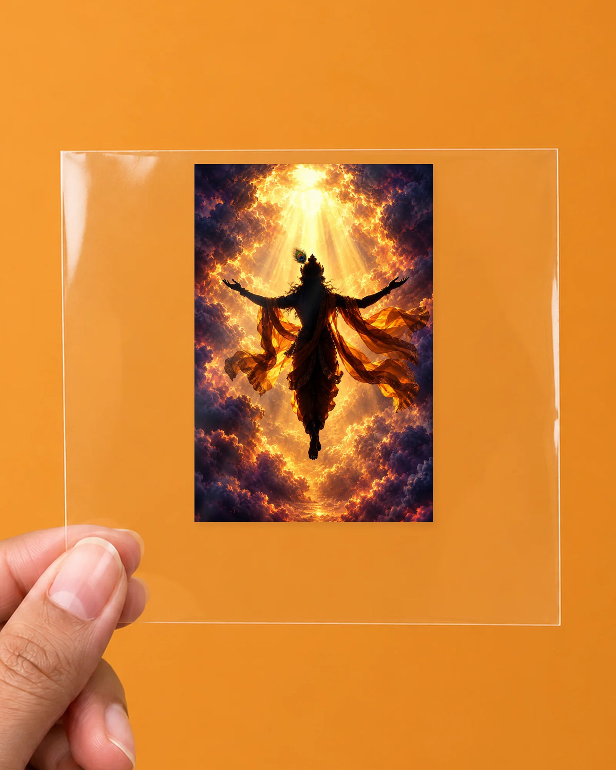Leela of Light hard surface patch on clear film