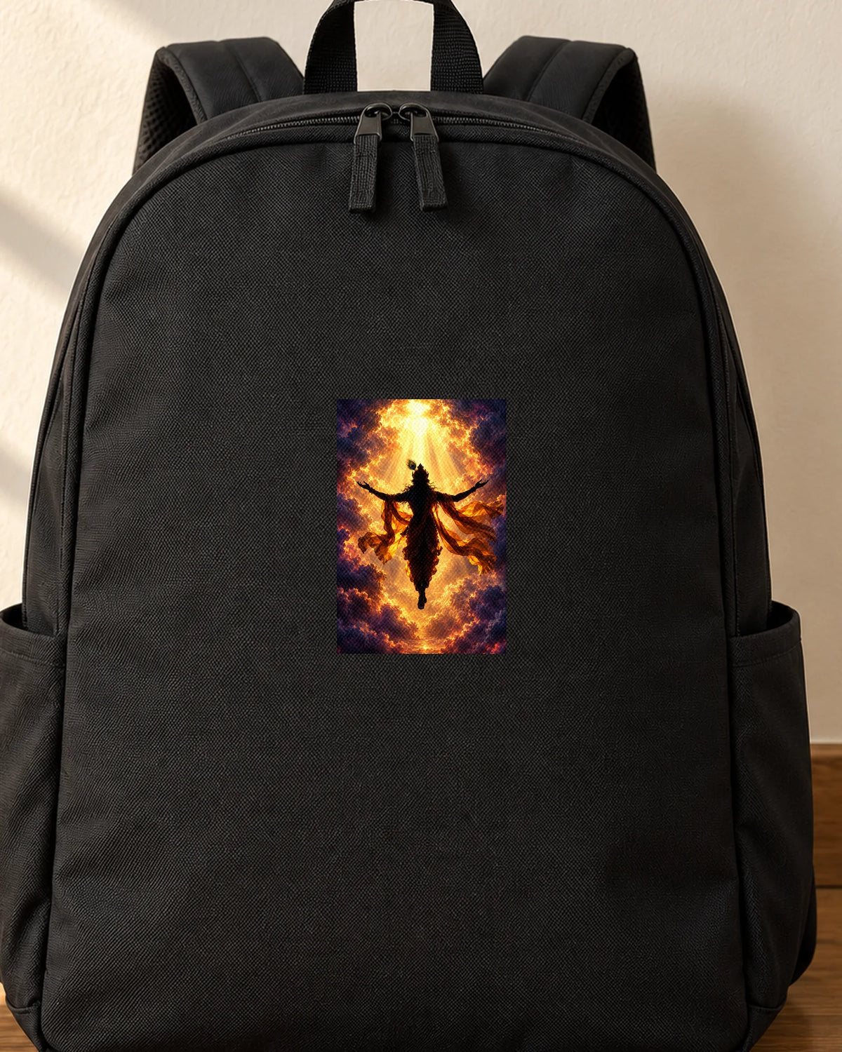 Leela of Light iron-on patch on clothes