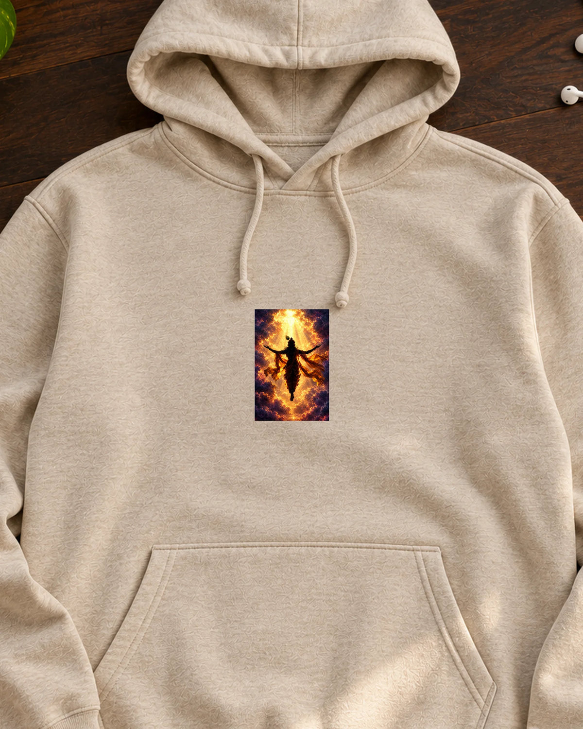Leela of Light iron-on patch on clothes