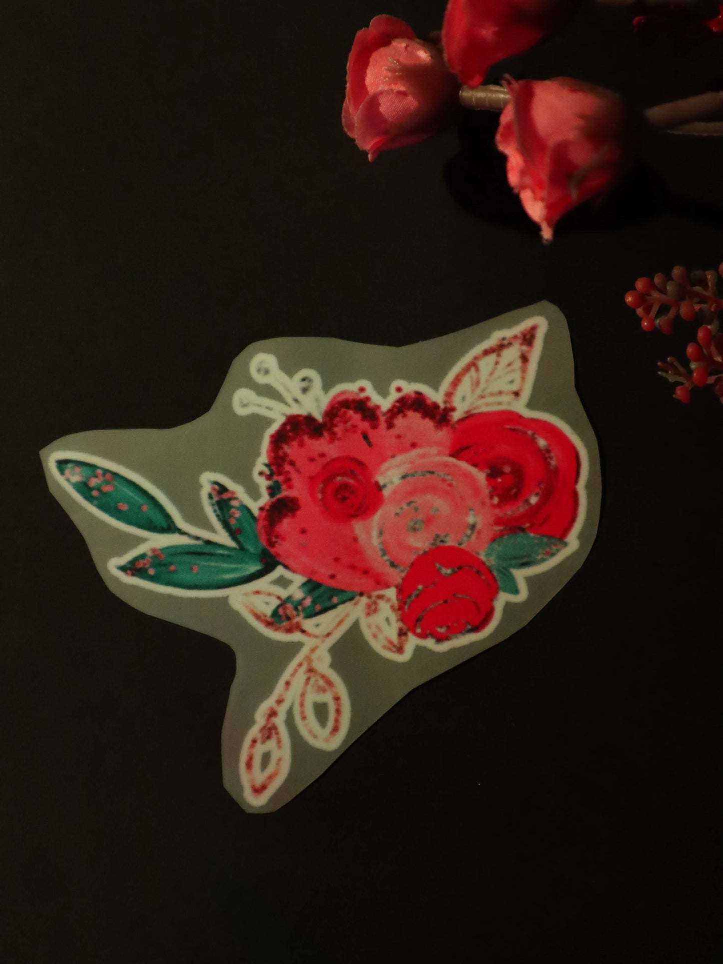 Scarlet Bloom | Iron on patch | Pinterest Flowers