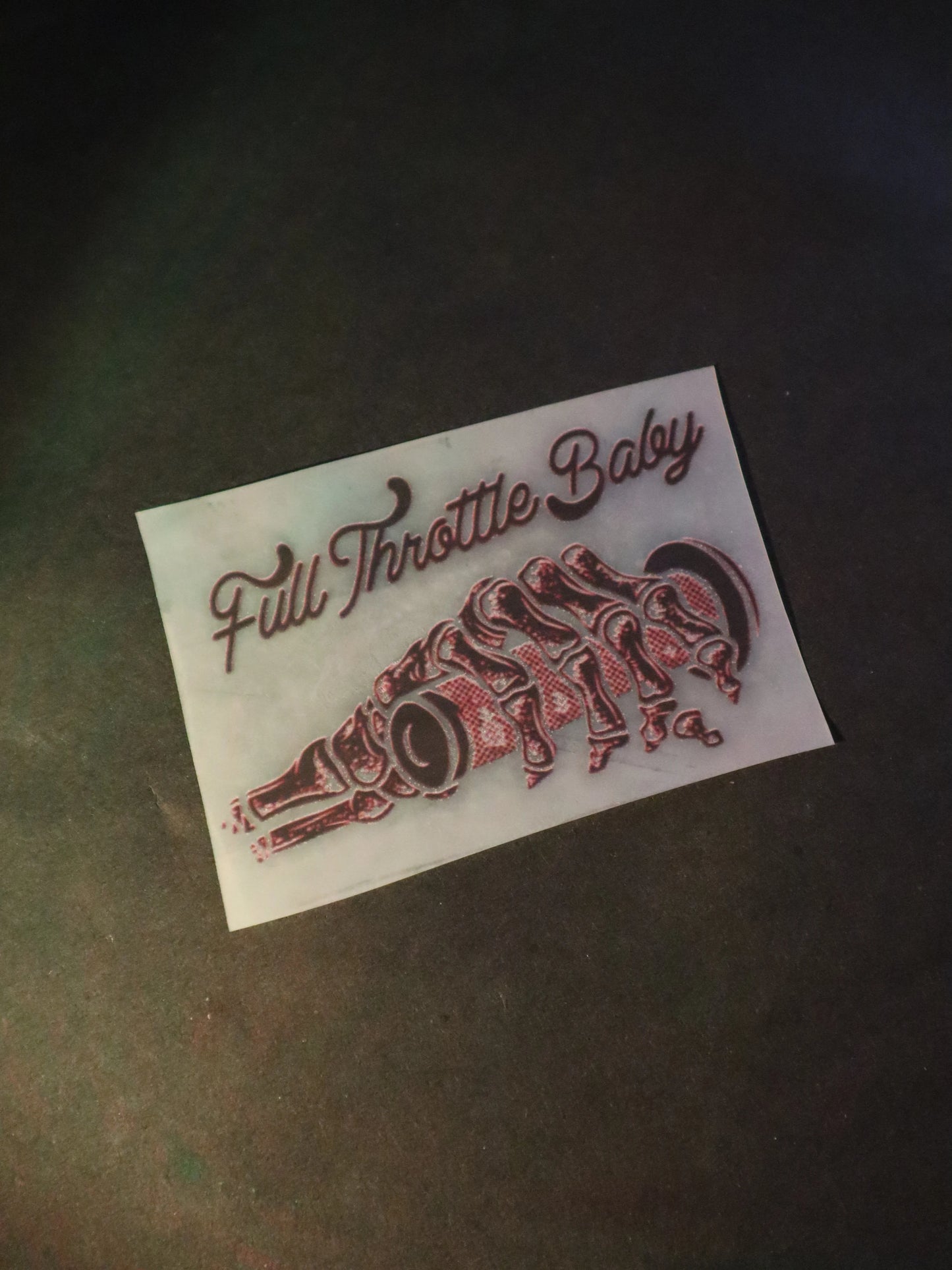 Full Throttle Baby | Iron-on Patch | Rider's Creed