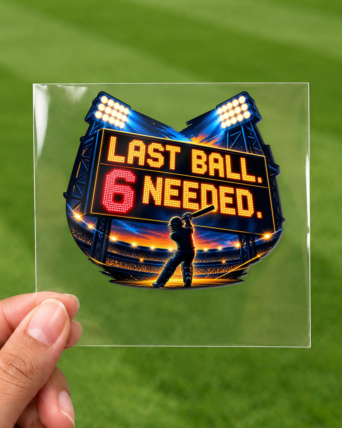 Last Ball 6 Needed patch on clear film