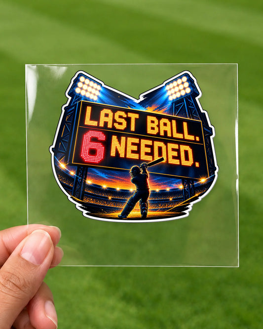 Last Ball 6 Needed hard surface patch on clear film
