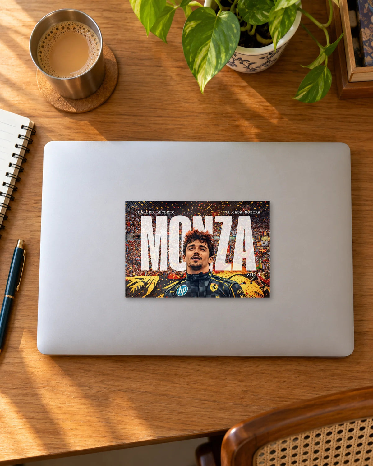 Monaco State Of Mind sticker mockup
