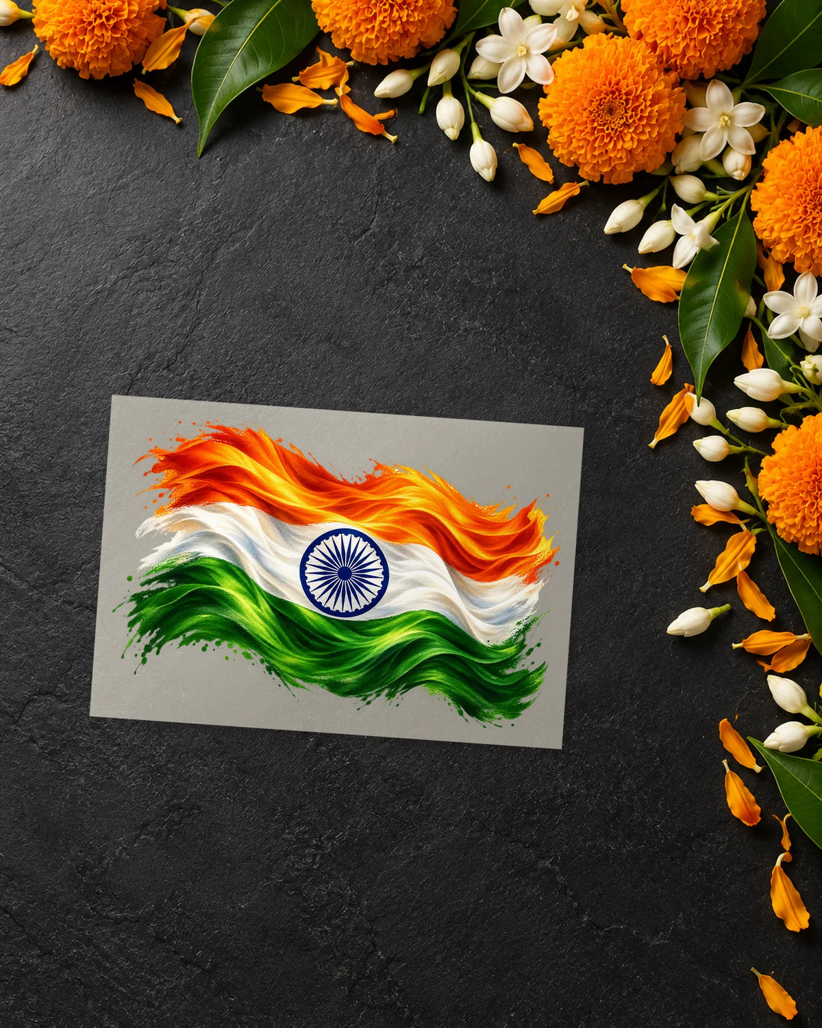 Lehrata Tiranga iron-on patch transfer