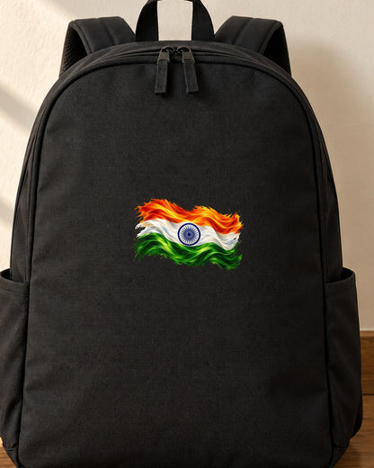 Lehrata Tiranga iron-on patch on clothes