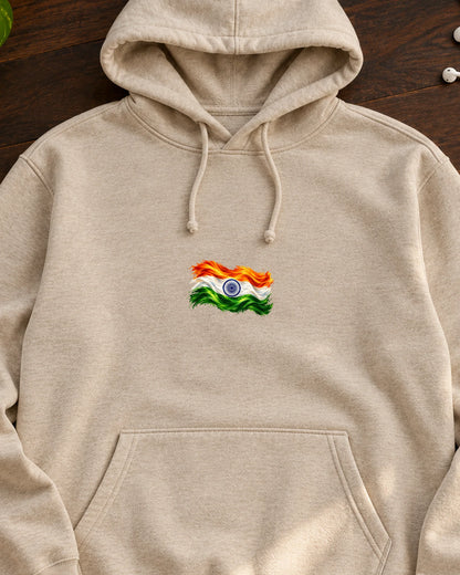 Lehrata Tiranga iron-on patch on clothes