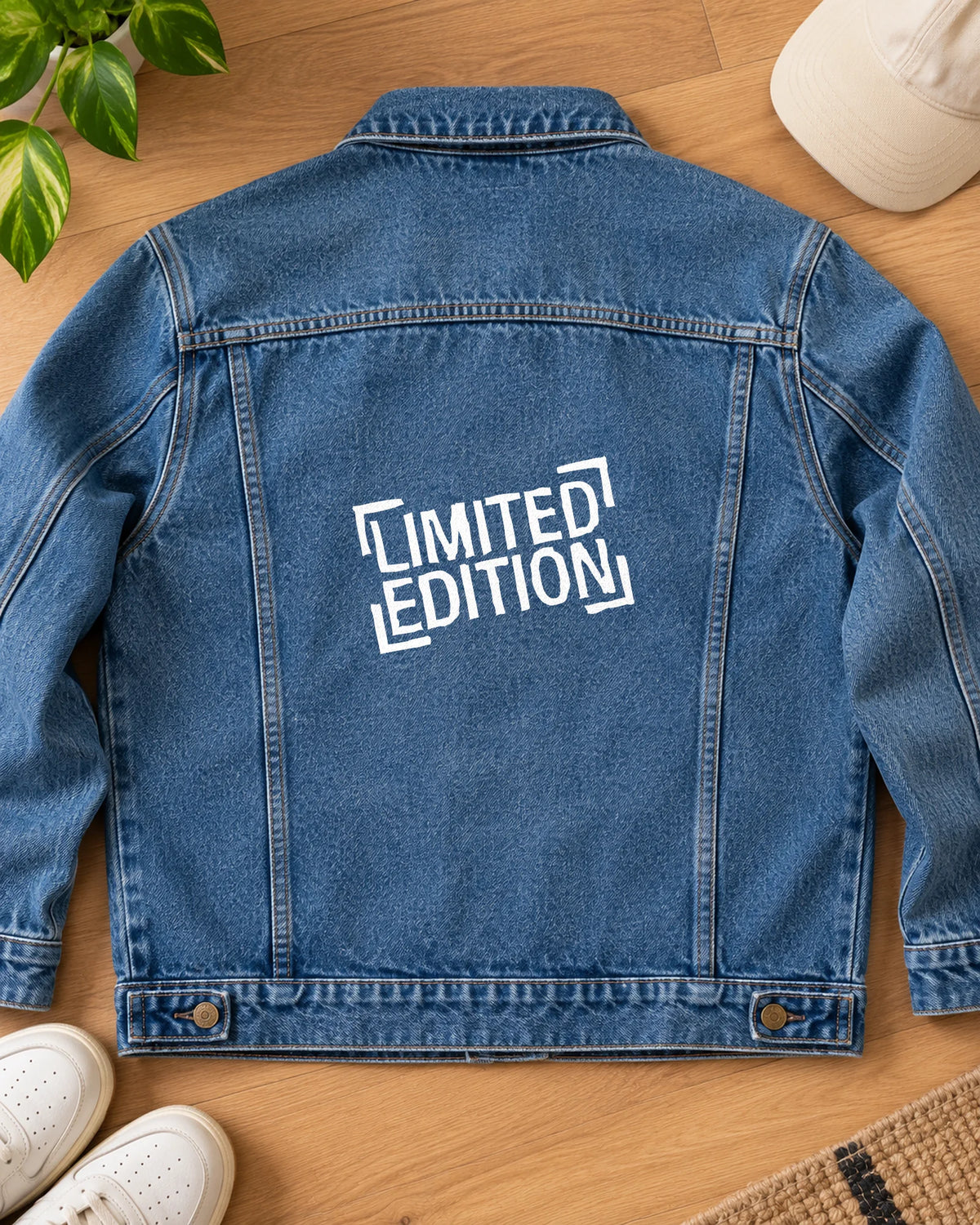 Limited Edition iron-on patch on clothes