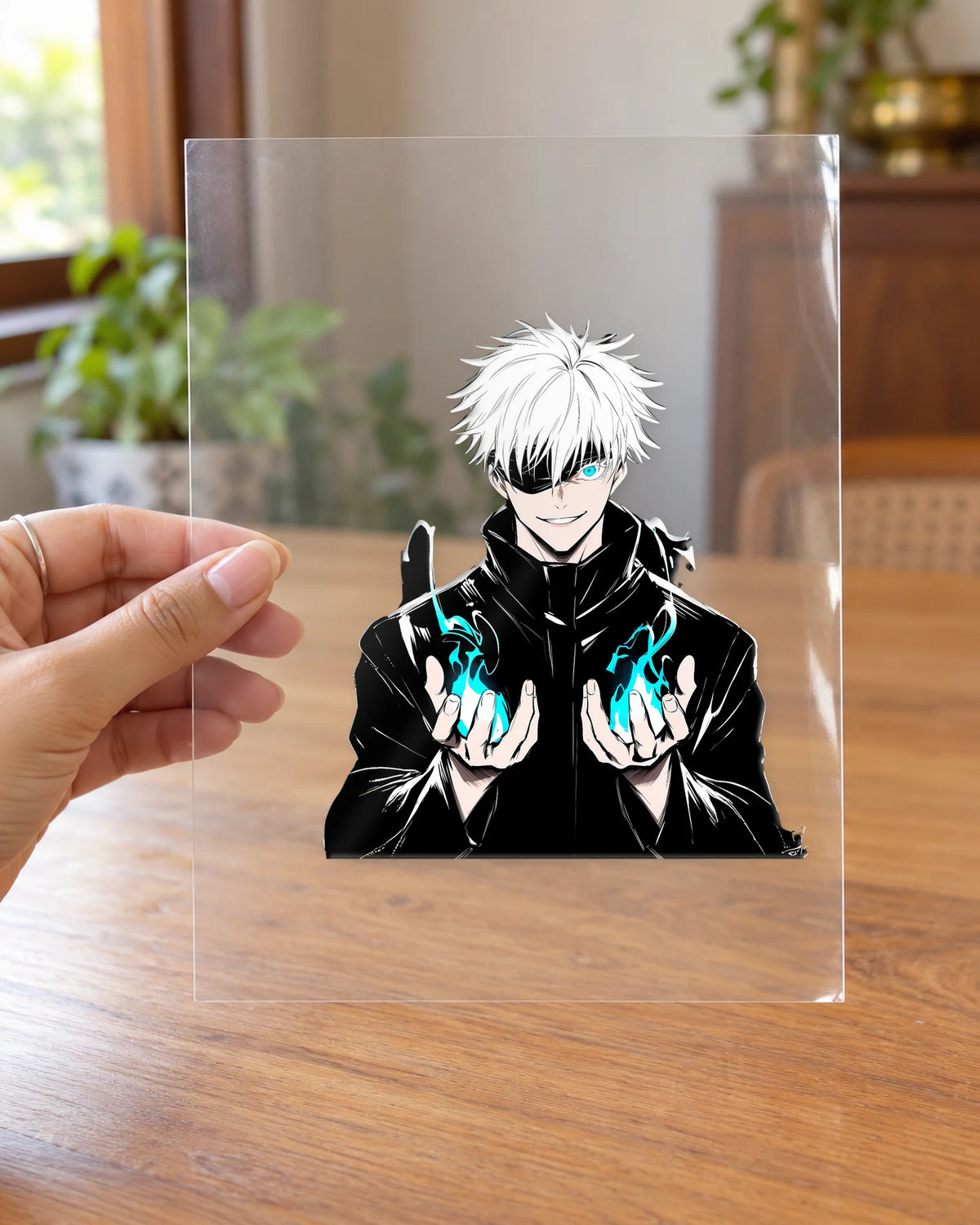 Limitless Power hard surface patch on clear film