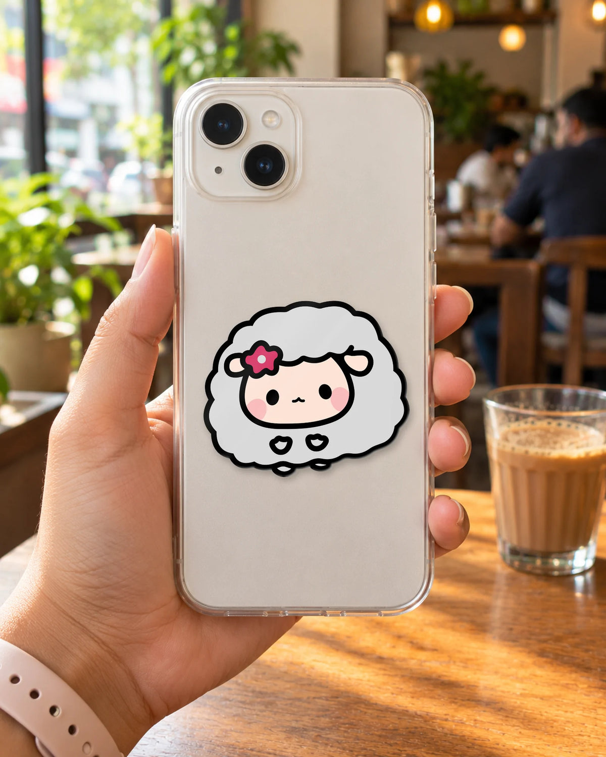 Little Lamb sticker mockup