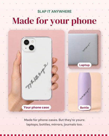 Little Things: made for your phone, slap it anywhere