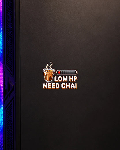 Low HP Need Chai gamer patch on a gaming PC cabinet