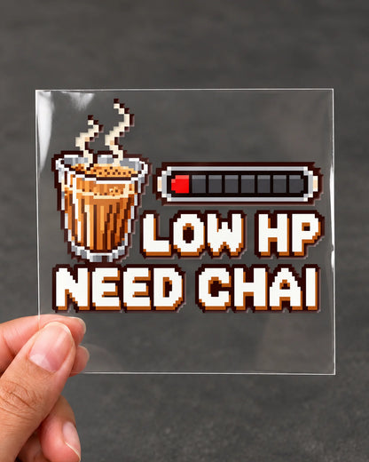 Low HP Need Chai gamer patch on clear film