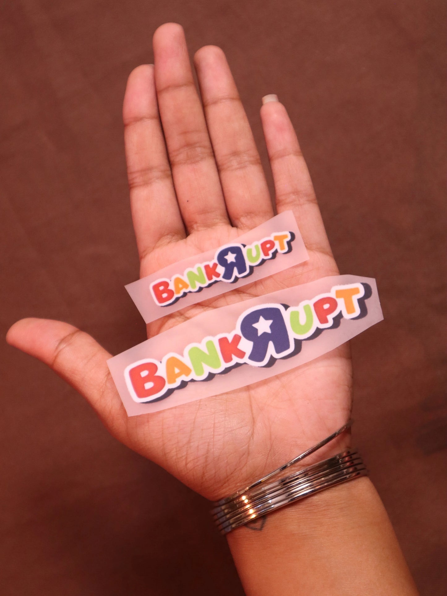 Bankrupt | Iron-on Patch | Moodvertising