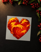 Magma Flow iron-on patch transfer