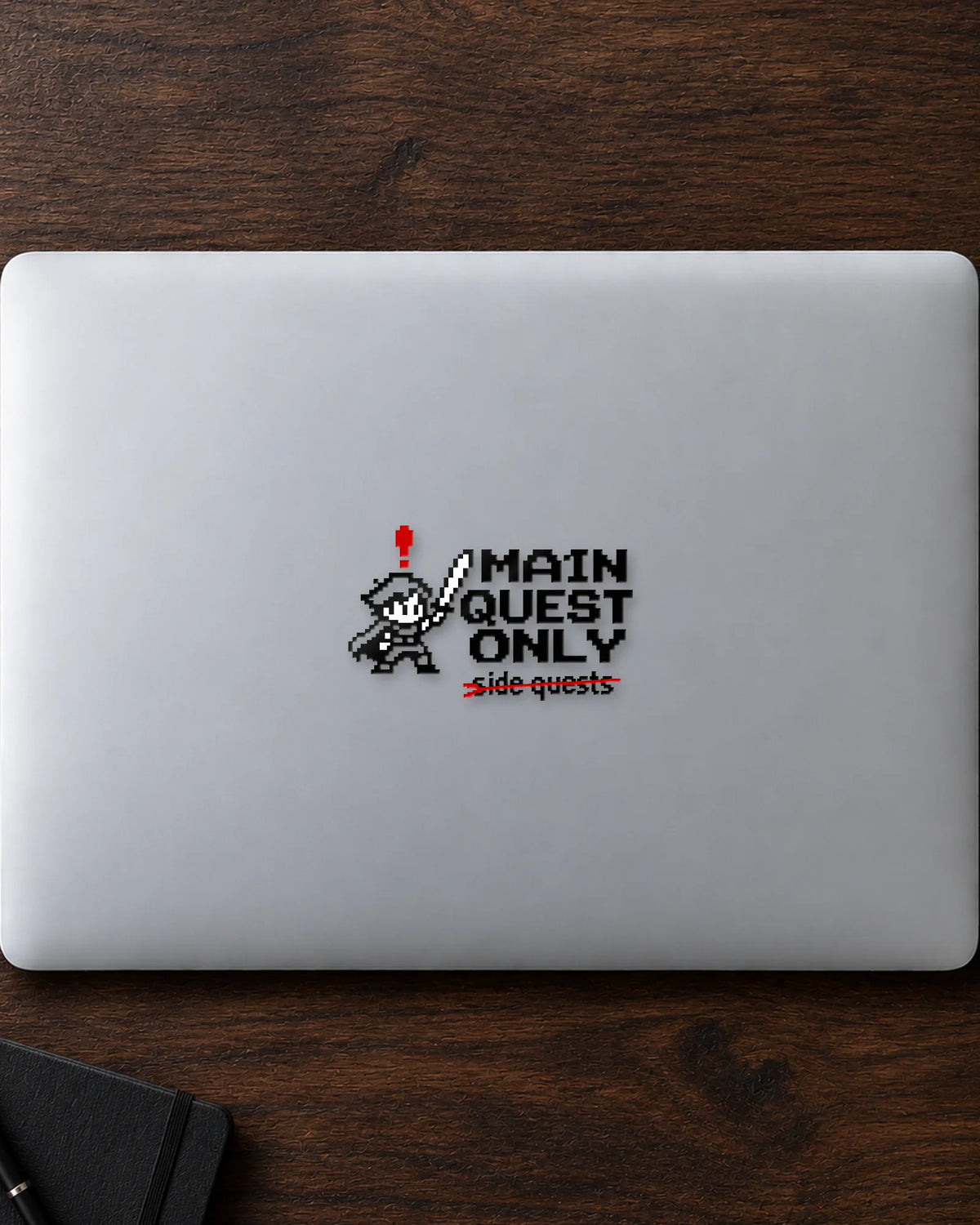 Main Quest Only hard surface patch mockup