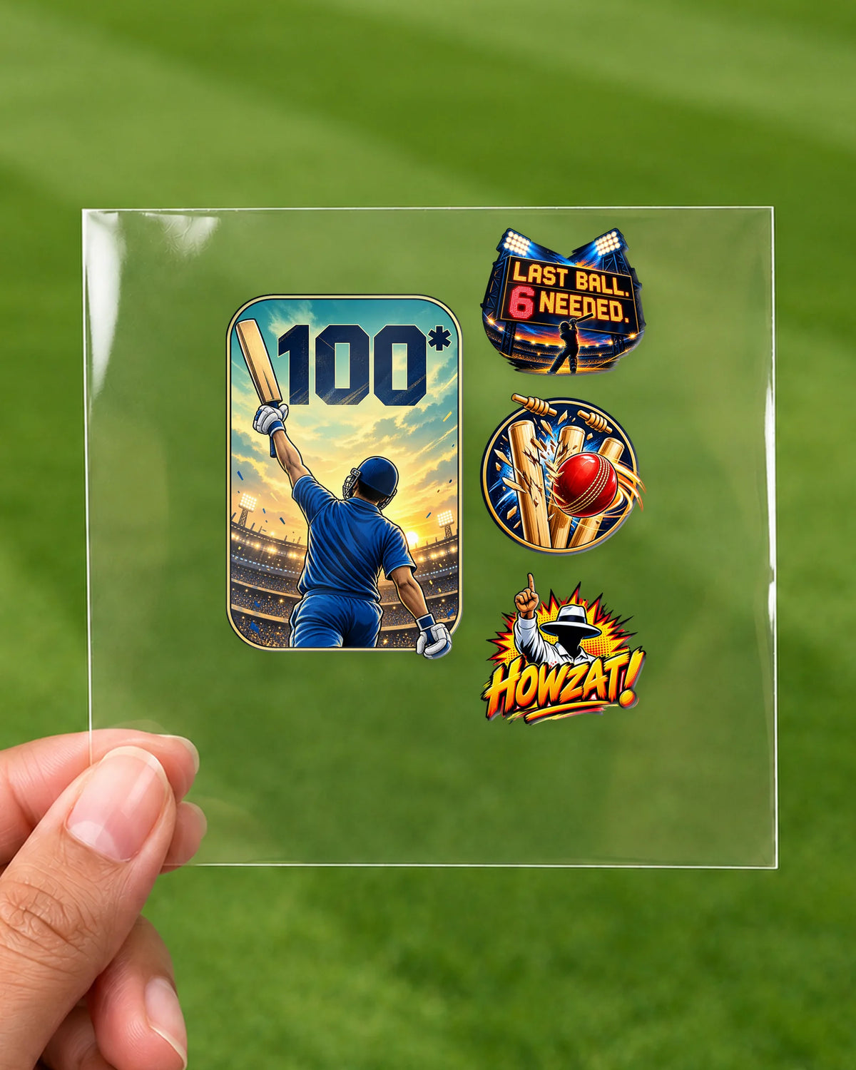 Match Day Kit: all 4 pieces on clear film