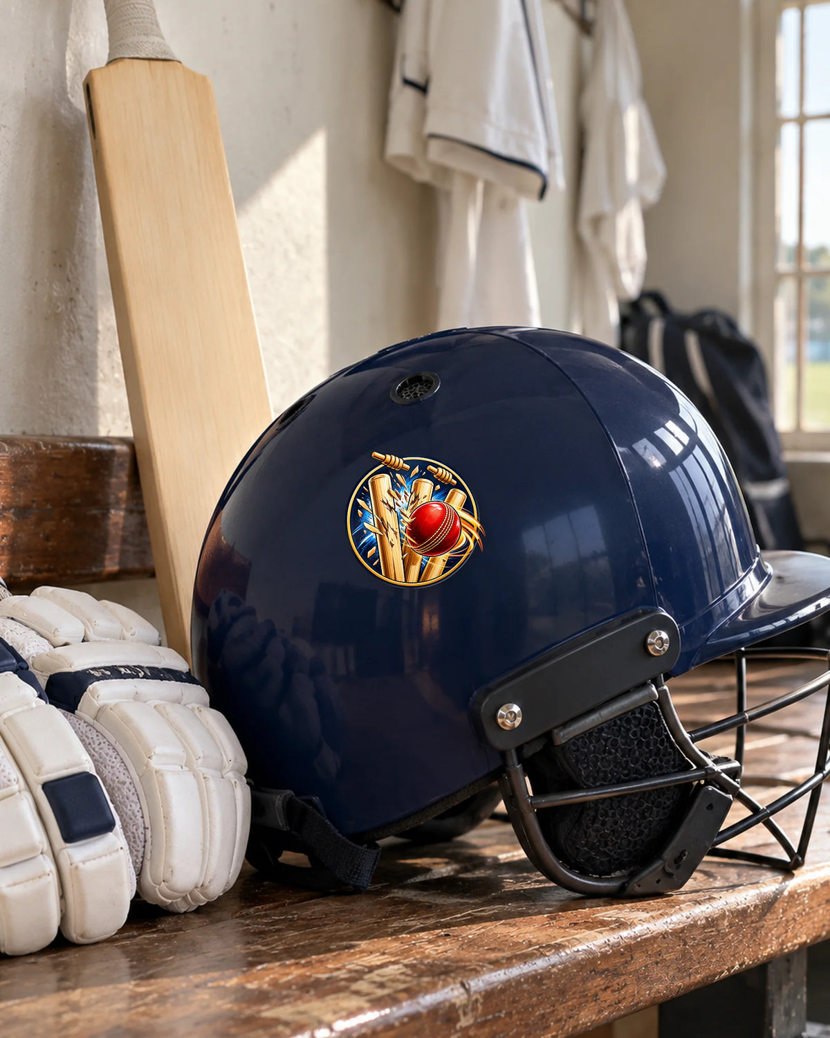 Match Day Kit piece on a helmet