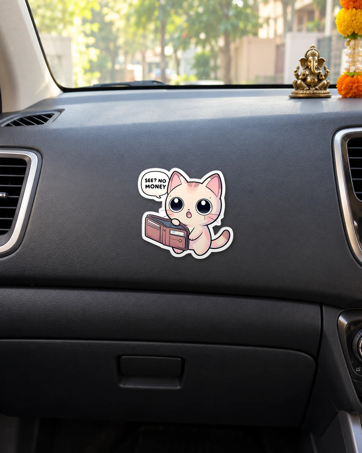 Meow-nth End sticker mockup