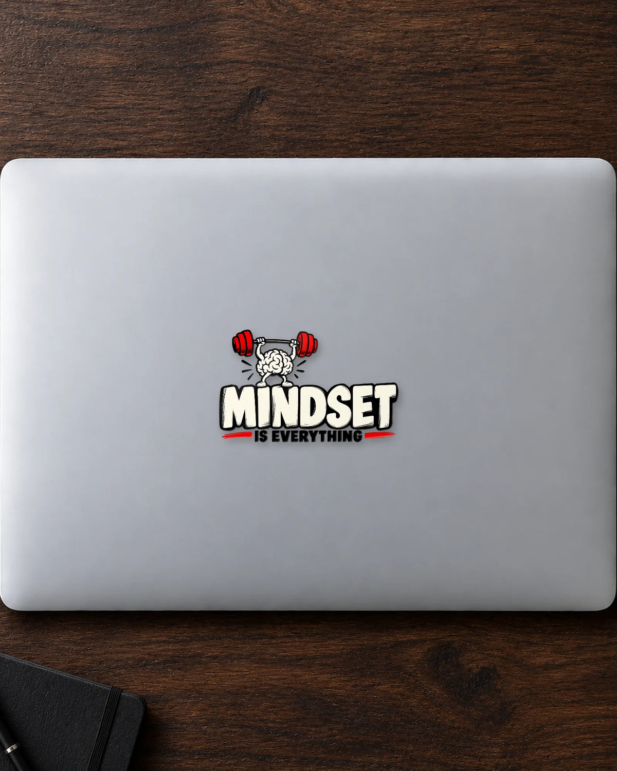 Mindset Is Everything hard surface patch mockup