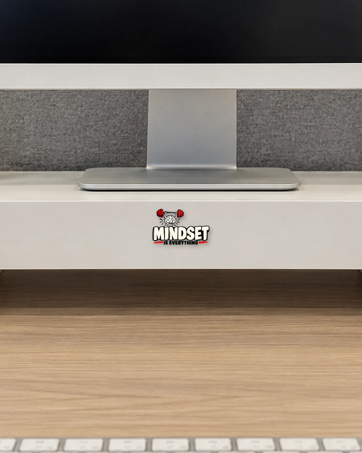 Mindset Is Everything hard surface patch mockup
