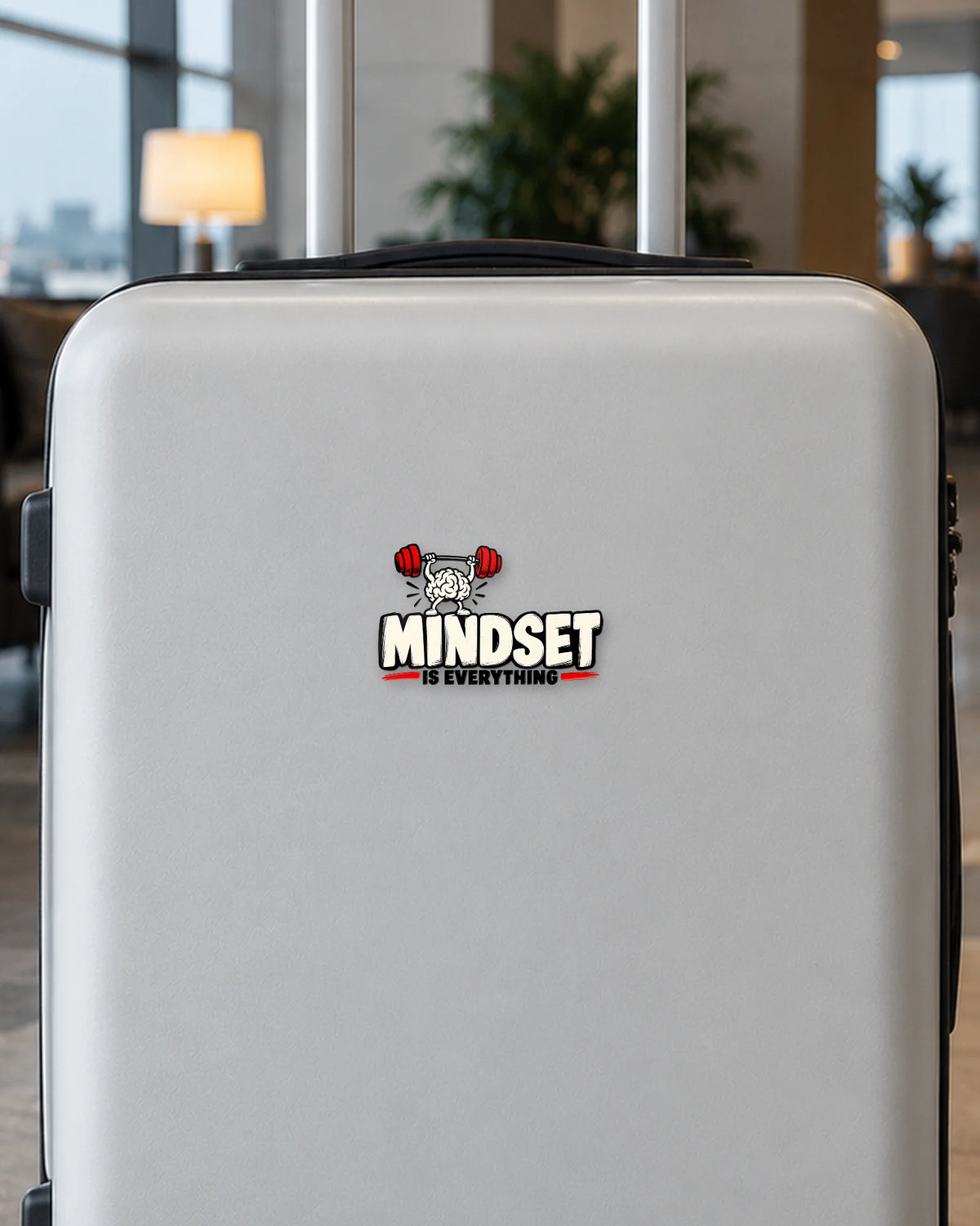 Mindset Is Everything hard surface patch mockup