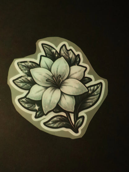 Noir Lily Elegance | Iron on patch | Pinterest Flowers