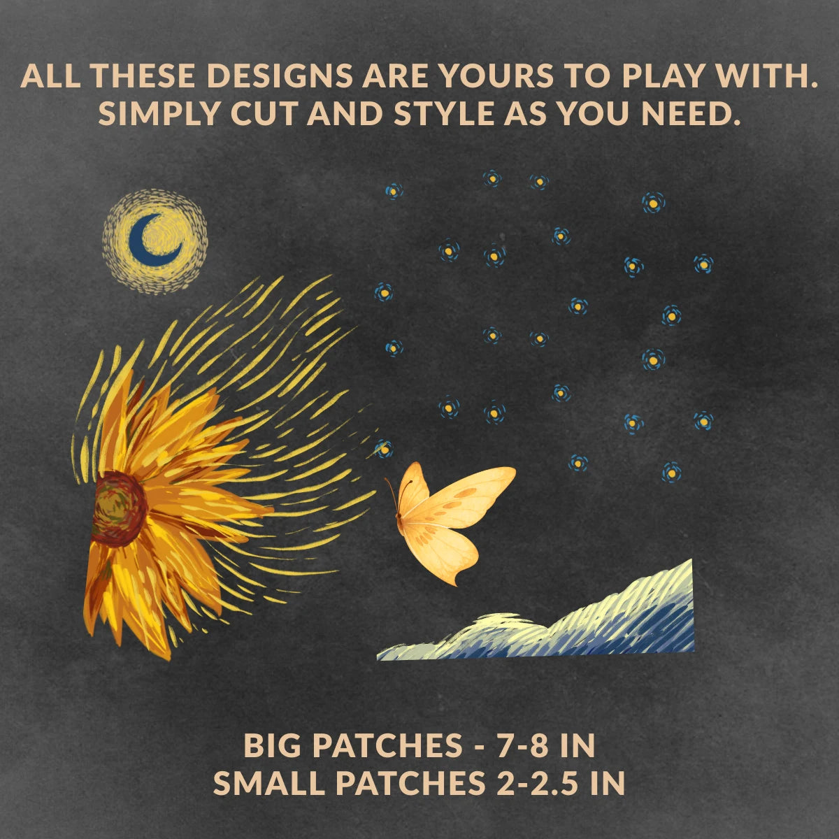 Celestial Bloom | Upgrade Pack | Iron-On Patch Set