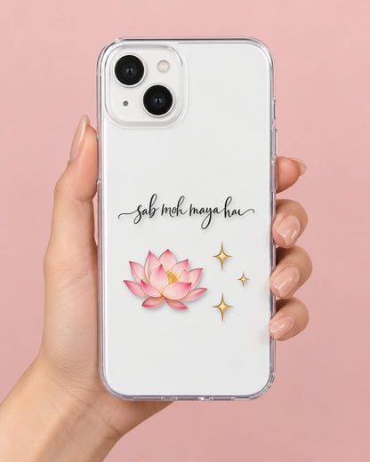 Moh Maya phone makeover pack on a phone case