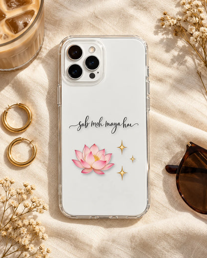 Moh Maya pieces arranged on a phone