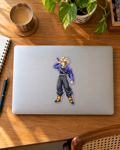 Peek And Slay sticker mockup