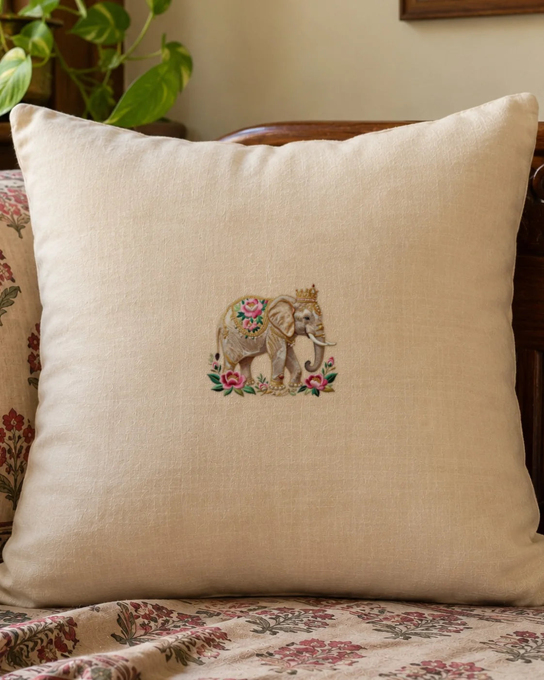 Moti Gaj embroidery-look iron-on patch | Thread Theory