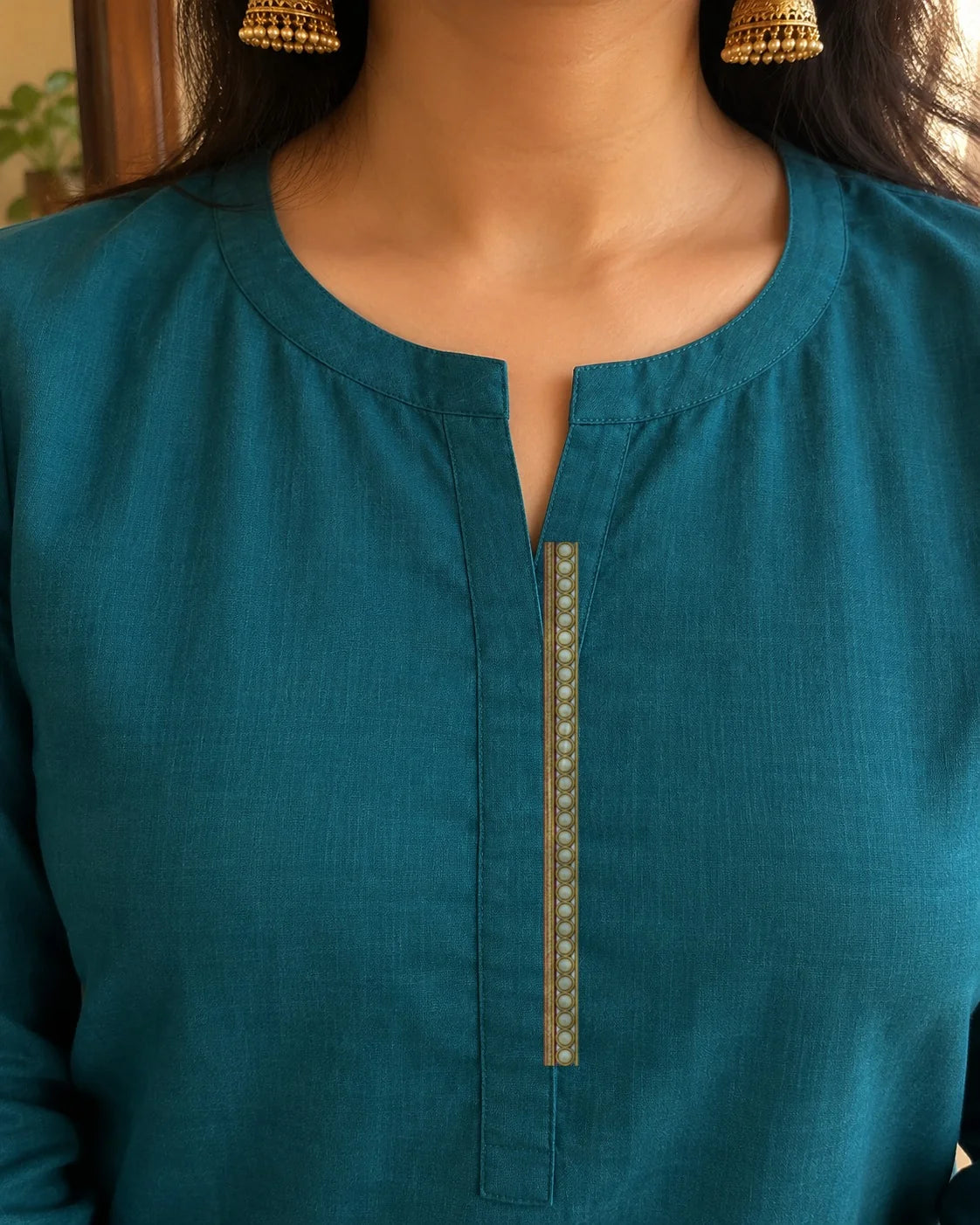 Moti Lace embroidery-look iron-on patch | Thread Theory