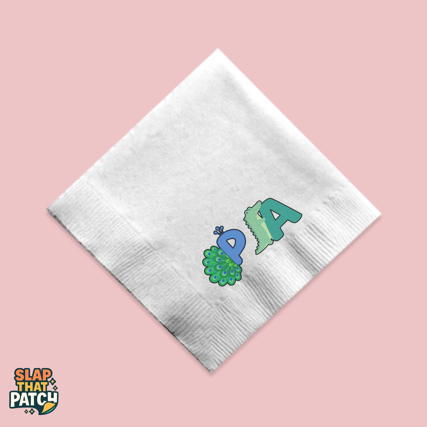 Wild Type | Iron-on Patch | Animal Alphabet Sticker (Kids Special)