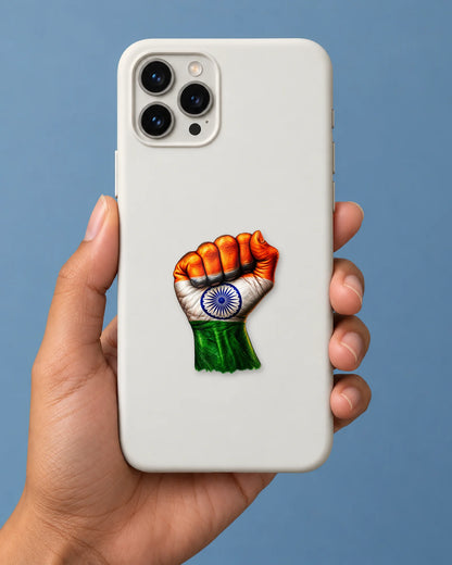 Mutthi Mein Hindustan hard surface patch mockup