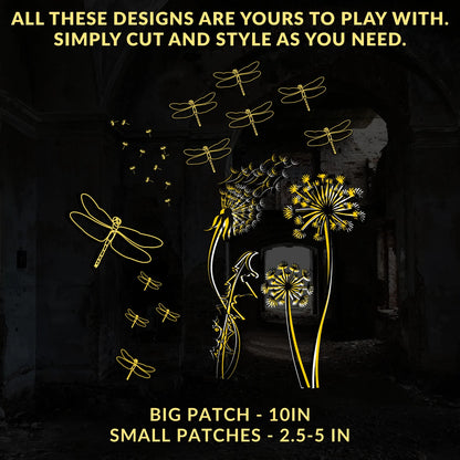 Dandelion Breeze | Upgrade Pack | Iron-On Patch Set