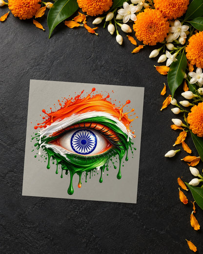Nazar-e-Hind iron-on patch transfer