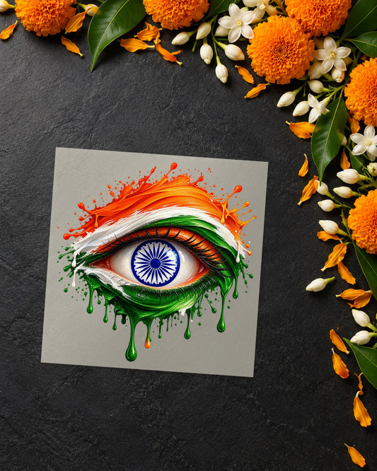 Nazar-e-Hind iron-on patch transfer
